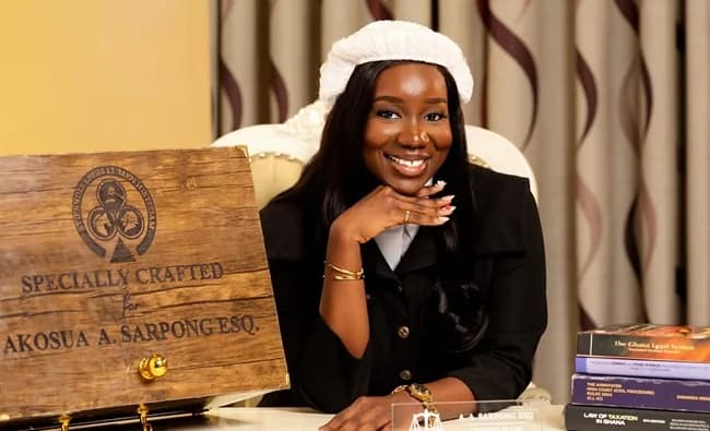 Akosua Achiaa Sarpong named best graduating student of Ghana School of Law