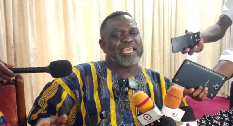 Barima Ettu Adomako III protests rubber plantation destruction