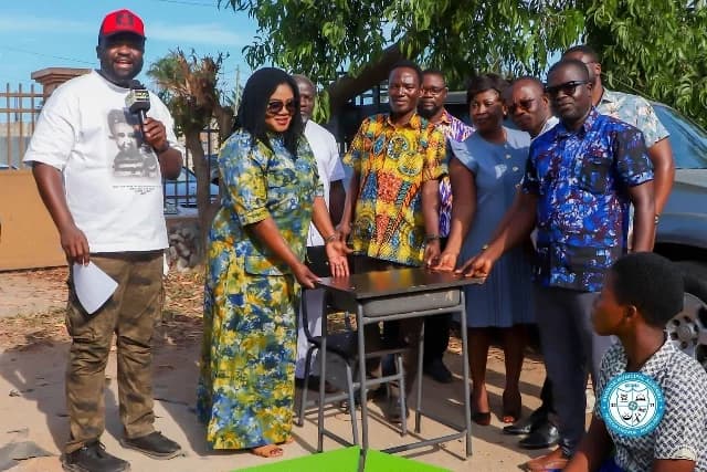 Krowor Municipal Assembly distributes 1,551 desks to public schools