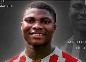 William Bediako joins Atlético Madrid on loan with buy option