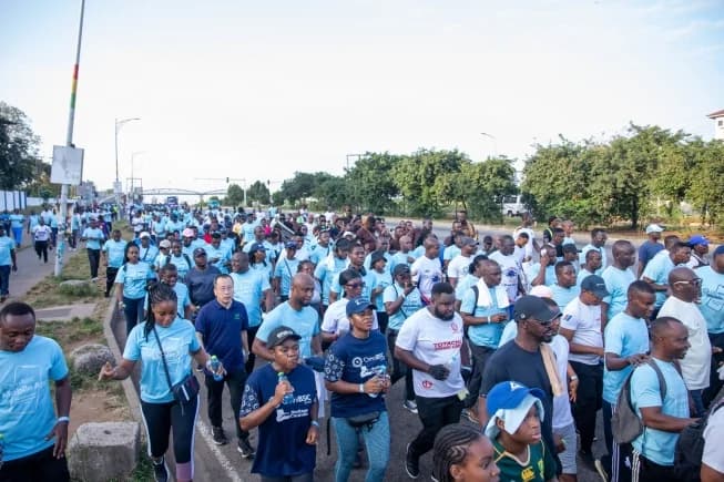 OmniBSIC Bank holds 11th health walk at University of Ghana Sports Stadium