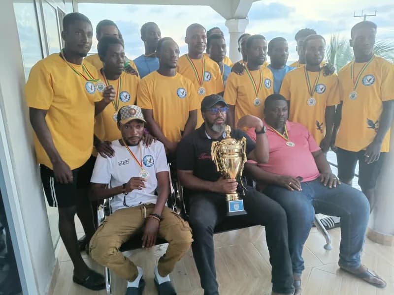 Lom Ahlijah named patron of Vodza Iron Breakers beach soccer club