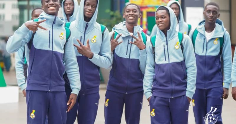 Ghana U-15 Boys depart for FIFA World Cup in Azerbaijan