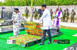 Nana Konadu Agyeman-Rawlings' family unveils tomb at Military Cemetery