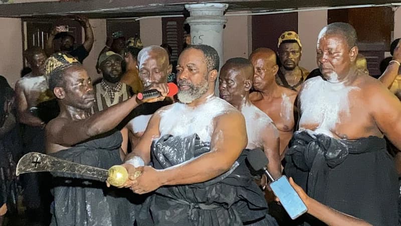Nana Kwarteng Apegyabie Prempeh II enstooled as Chief of Nerebehi