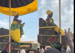 Nana Afua Kumiwaa Asare I marks Awukugua Ohum Festival with grand entrance