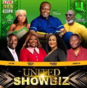 Ola Michael hosts UTV's United Showbiz as sit-in presenter