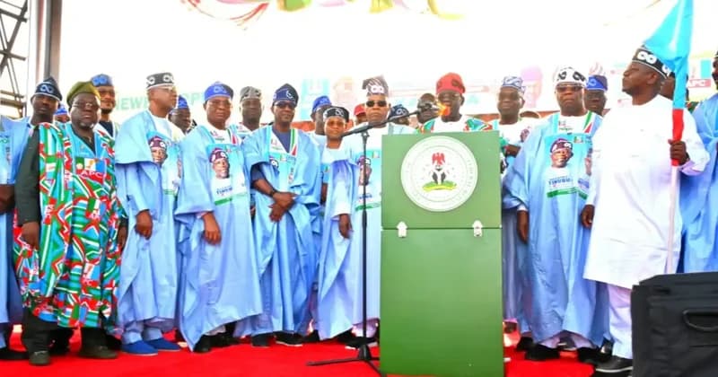 Bola Tinubu launches 2027 re-election campaign in Kaduna
