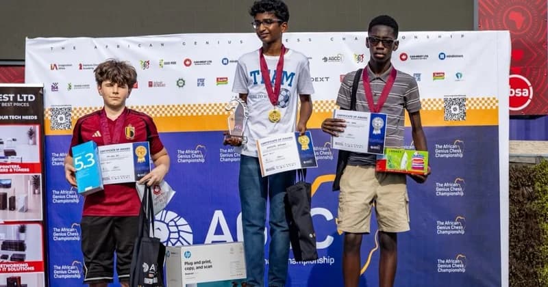Acheampong Dave Quansah wins Under-20 African Genius Chess title