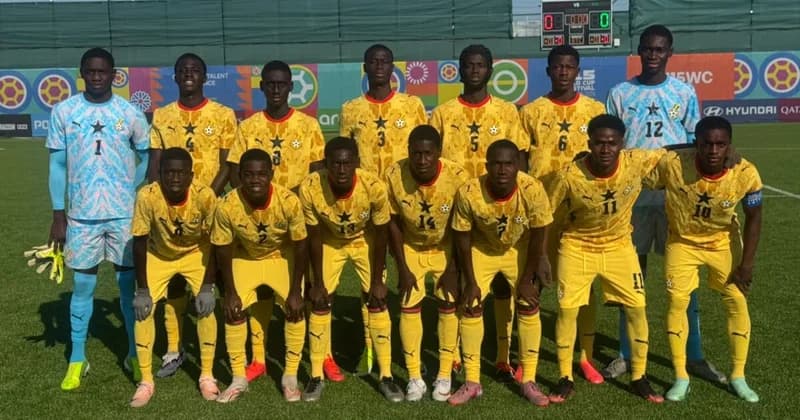 Ghana National U-15 boys defeat Kazakhstan 2-1 to top Group W