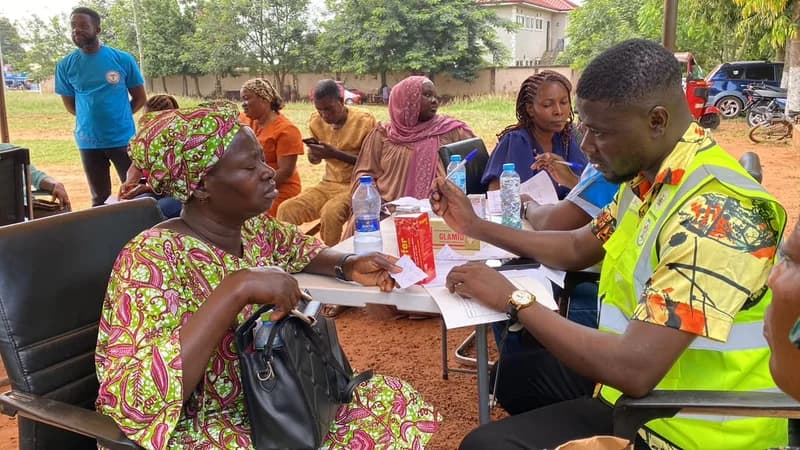 Ghana Physician Assistants Association screens Techiman residents for free