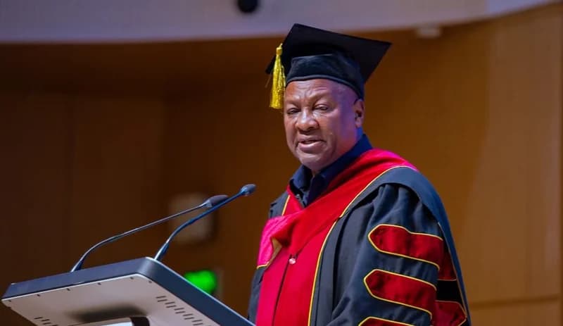John Dramani Mahama receives honorary doctorate from RUDN University