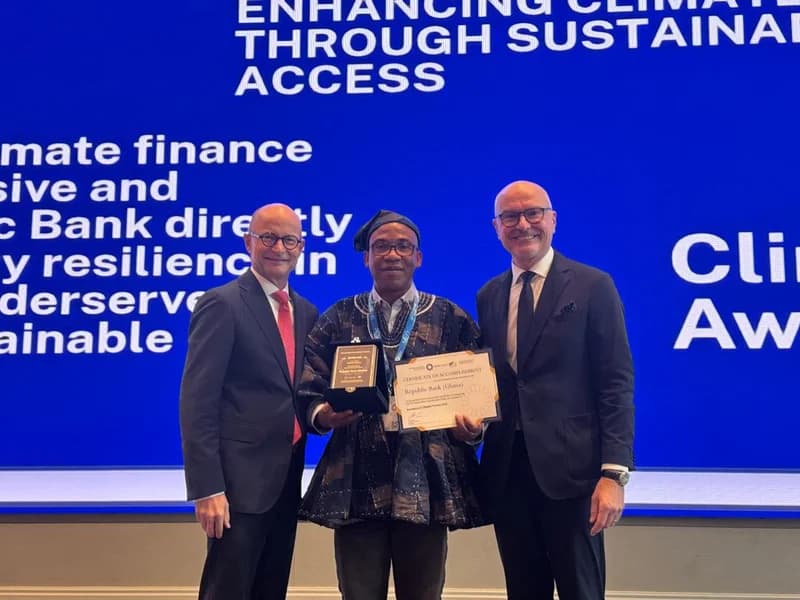 Republic Bank wins Climate Finance Award for Ghanaian water projects