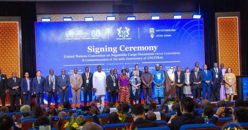 Twenty-six nations sign Accra Convention on negotiable cargo documents