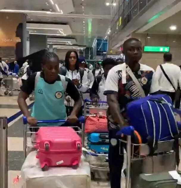 Ampem Darkoa Ladies reach Egypt for 30-minute replay against Edo Queens