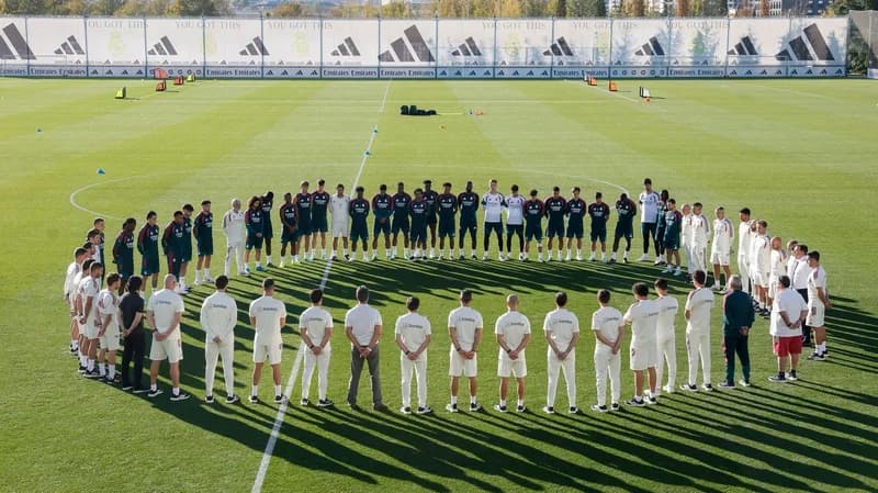 Real Madrid minute of silence