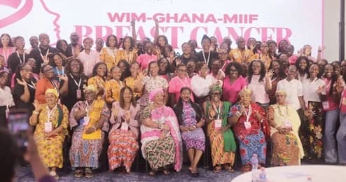 Dignitaries and participants after the ceremony. Picture: EDNA SALVO KOTEY