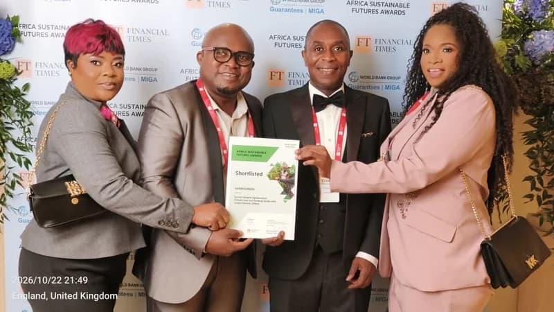 Farmer Globale wins Africa Sustainable Futures Award for rice farming