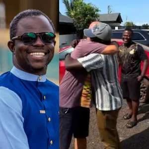 Lemon Family Foundation CEO receives car to support educational programmes in Elmina