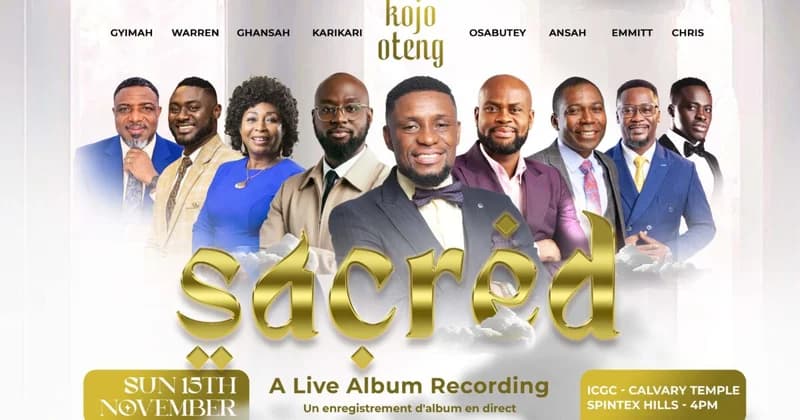 ICGC Calvary Temple hosts SACRED gospel album live recording