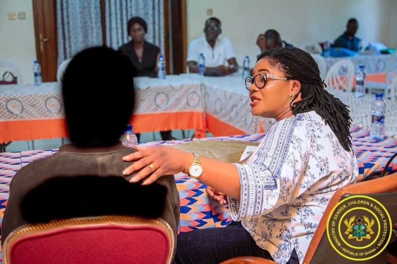 Agnes Naa Momo Lartey engages National Security to protect Obuasi SHTS victims