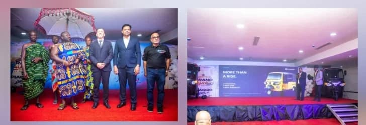 Brandix, Piaggio launch new three-wheelers in Kumasi
