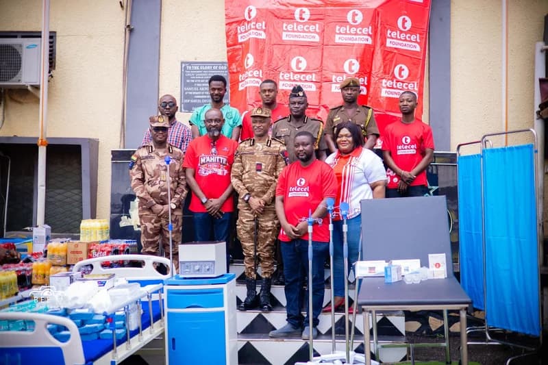 Telecel Ghana Foundation donates medical equipment to Kumasi Central Prison