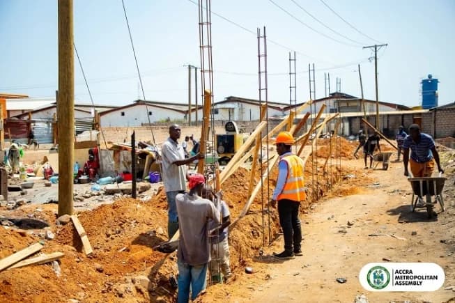AMA begins construction of permanent block housing at Kofikrom