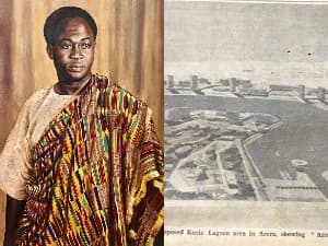 Kwame Nkrumah envisioned a £2.8m waterfront district at Korle Lagoon