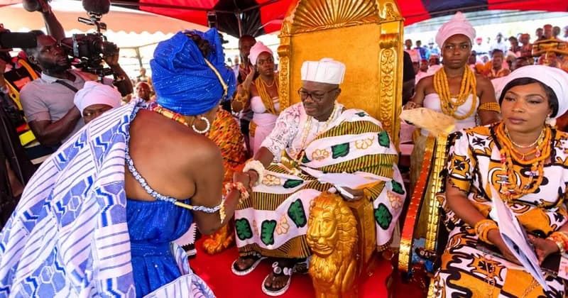 Torgbiga Addo IX installed as Paramount Chief of Klikor