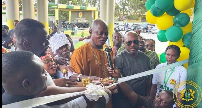 Joseph Bukari Nikpe commissions new DVLA office in Weija